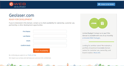 Desktop Screenshot of geolaser.com
